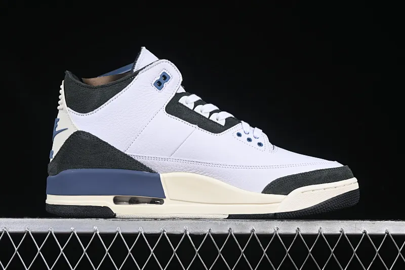 All categories Air Jordan Jordan series basketball shoes Air Jordan 3 GX foreign trade version Air Jordan 3 Retro OG SP "Diffused Blue" AJ3 Joe 3 white and blue cement HV8571-100